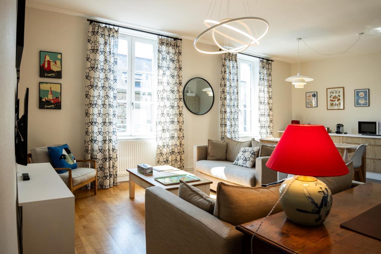 Bel Appartement, Bien Equipe Et Confortable Dans Le Centre Historique Fougères Exteriér fotografie